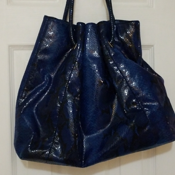 Gianni Bini blue handbag - Picture 3 of 6